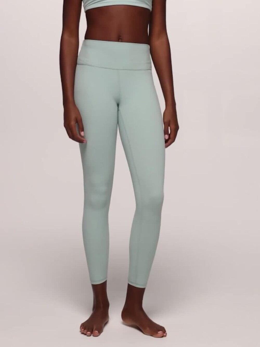 prAna Transform Leggings Light Seafoam Green Yoga Activewear Size L